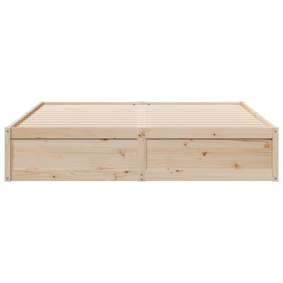 vidaXL Letto senza Materasso 180x200 cm in Legno Massello di Pino