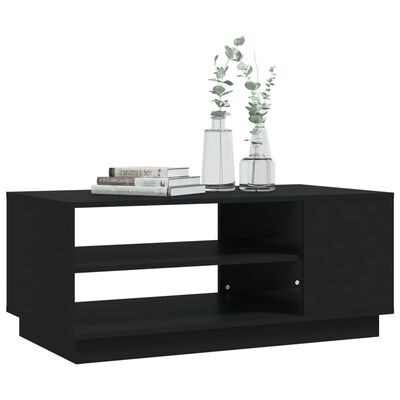 vidaXL Tavolino da Salotto Nero 102x55x43 cm in Truciolato