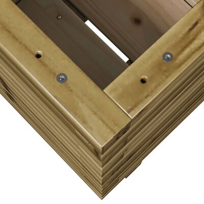 vidaXL Fioriera da Giardino 40x40x49,5 cm in Legno di Pino Impregnato