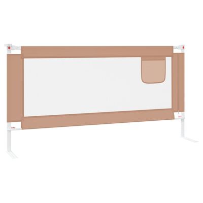 vidaXL Sponda Letto di Sicurezza per Bambini Talpa 180x25cm in Tessuto