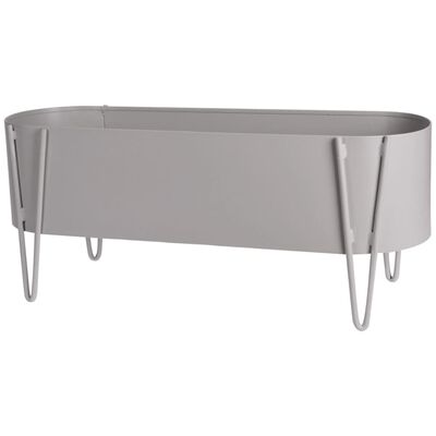 ProGarden Fioriera 58x20x32 cm Grigio Chiaro Opaco