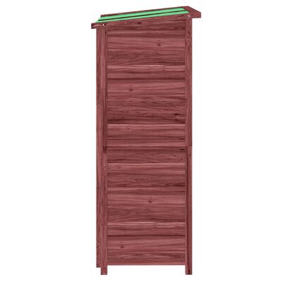 vidaXL Rimessa da Giardino Moka 83x57x140 cm in Legno Massello di Pino