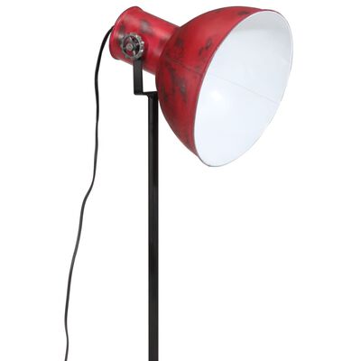 vidaXL Lampada da Terra 25 W Rosso Anticato 75x75x90-150 cm E27