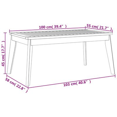 vidaXL Set Salotto da Giardino 5 pz con Cuscini Legno Massello Acacia