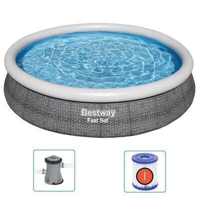 Bestway Set Piscina Rotonda 366x76 cm