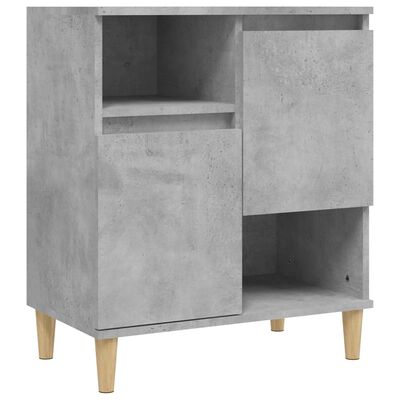 vidaXL Credenza Grigio Cemento 60x35x70 cm in Legno Multistrato