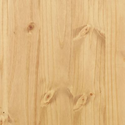 vidaXL Scatola Portaoggetti Corona 90x78x45 cm Legno Massello di Pino