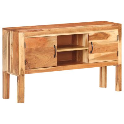 vidaXL Credenza 116x30x66 cm in Legno Massello di Acacia