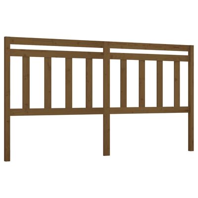 vidaXL Testiera per Letto ambra 206x4x100 cm in Legno Massello di Pino