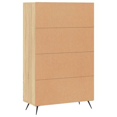 vidaXL Credenza Rovere Sonoma 69,5x31x115 cm in Legno Multistrato