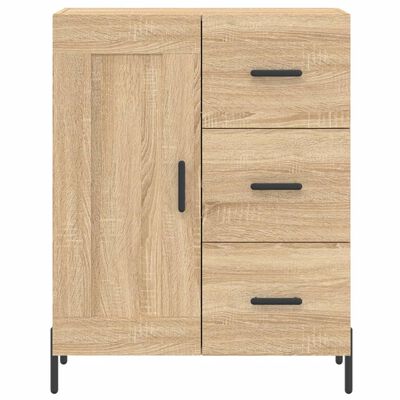 vidaXL Credenza Rovere Sonoma 69,5x34x180 cm in Legno Multistrato