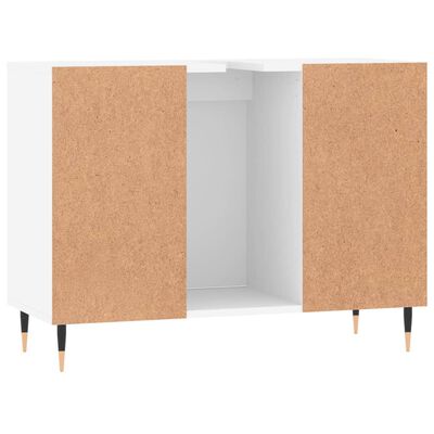 vidaXL Mobile da Bagno Bianco 80x33x60 cm in Legno Multistrato