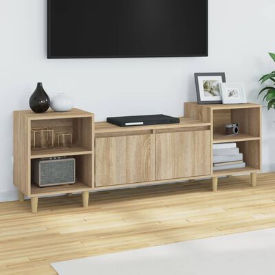 vidaXL Mobile Porta TV Rovere Sonoma 160x35x55 cm Legno Multistrato