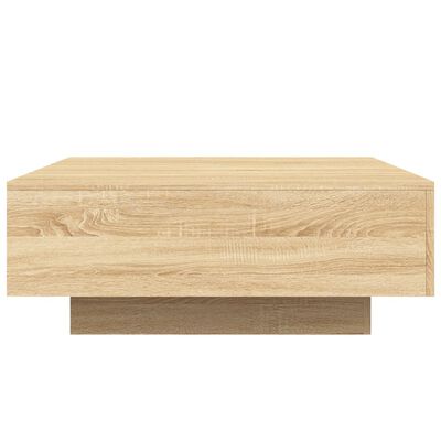 vidaXL Tavolino da Salotto Rovere Sonoma 80x80x31 cm Legno Multistrato