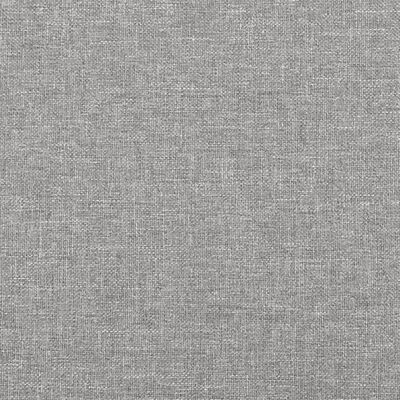 vidaXL Giroletto senza Materasso Grigio Chiaro 200x200 cm Tessuto