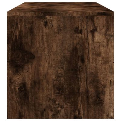 vidaXL Tavolino da Salotto Rovere Fumo 100x40x40 cm Legno Multistrato