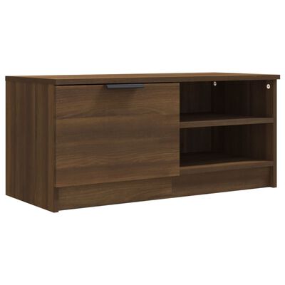 vidaXL Mobili TV 2 pz Rovere Marrone 80x35x36,5cm in Legno Multistrato