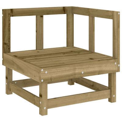 vidaXL Set Salotto da Giardino 3 pz in Legno Impregnato di Pino