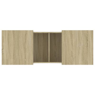 vidaXL Tavolino da Salotto Rovere Sonoma 100x55x40cm Legno Multistrato