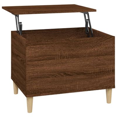 vidaXL Tavolino Salotto Rovere Marrone 60x44,5x45 cm Legno Multistrato