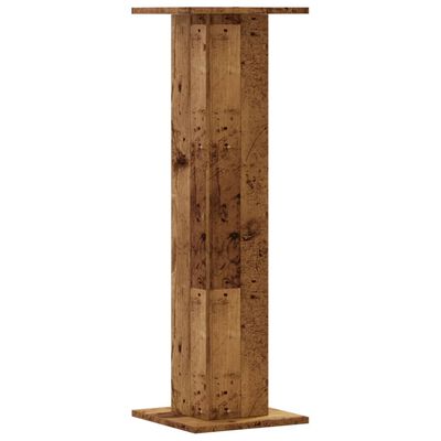 vidaXL Supporti per Piante 2 pz Legno Vecchio 30x30x95 cm Truciolato