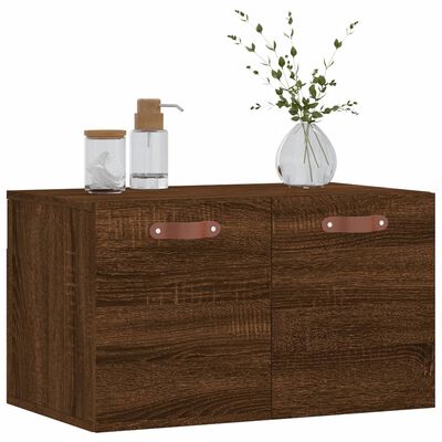 vidaXL Mobile a Parete Rovere Marrone 60x36,5x35 cm Legno Multistrato