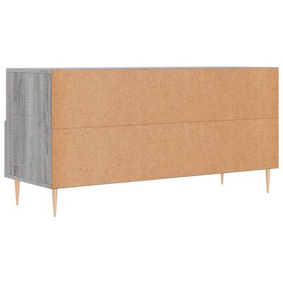 vidaXL Mobile TV Grigio Sonoma 102x36x50 cm in Legno Multistrato