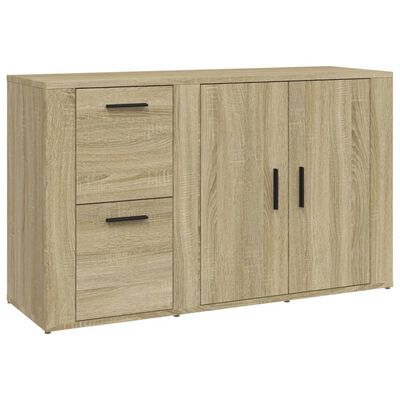 vidaXL Credenza Rovere Sonoma 100x33x59,5 cm in Legno Multistrato