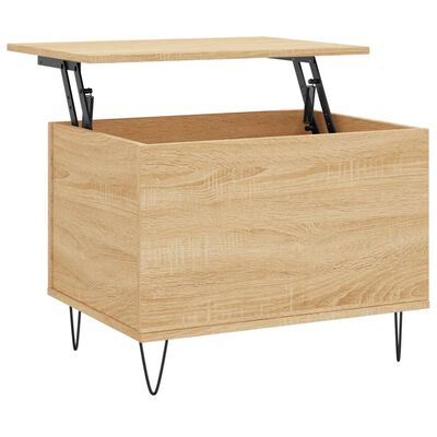 vidaXL Tavolino Salotto Rovere Sonoma 60x44,5x45 cm Legno Multistrato