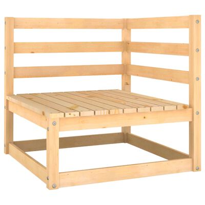 vidaXL Set Salotto Giardino 11pz Cuscini Antracite Legno Massello Pino