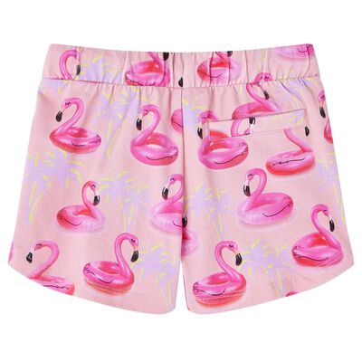 Pantaloncini Bambini Coulisse Rosa Chiaro 128