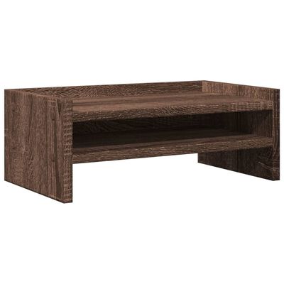 vidaXL Supporto per Monitor Rovere Marrone 42x24x16 cm in Truciolato