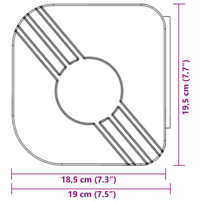 vidaXL Tenda da Sole Retrattile Antracite 5x3 m in Tessuto e Alluminio