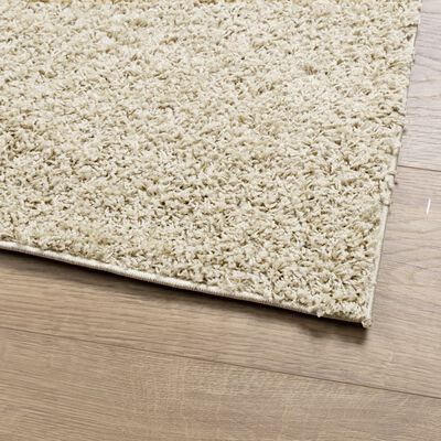 vidaXL Tappeto Shaggy PAMPLONA a Pelo Lungo Moderno Oro 80x250 cm