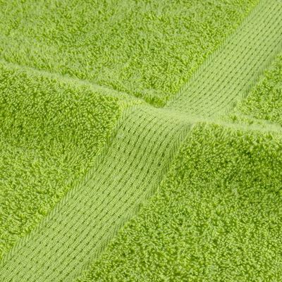 vidaXL Asciugamani SOLUND 10 pz Verde Mela 50x100 cm 600 g/m²