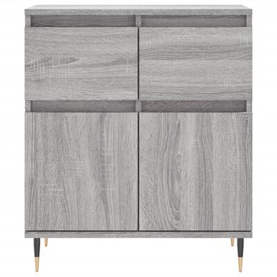 vidaXL Credenza Grigio Sonoma 60x35x70 cm in Legno Multistrato