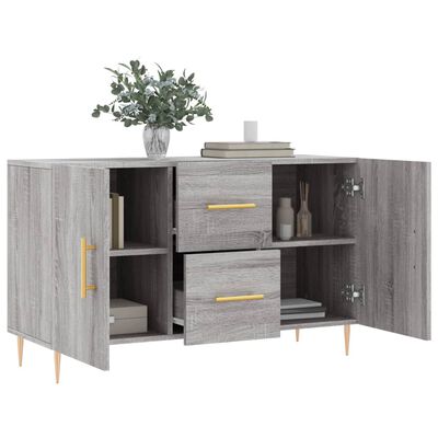 vidaXL Credenza Grigio Sonoma 100x36x60 cm in Legno Multistrato