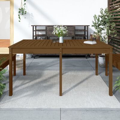 vidaXL Tavolo da Giardino Ambra 159,5x82,5x76cm Legno Massello di Pino