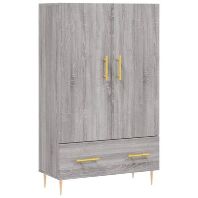 vidaXL Credenza Grigio Sonoma 69,5x31x115 cm in Legno Multistrato