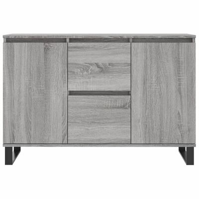 vidaXL Credenza Grigio Sonoma 104x35x70 cm in Legno Multistrato