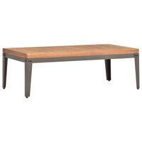 vidaXL Tavolino da Giardino 110x55x36 cm in Legno Massello di Acacia