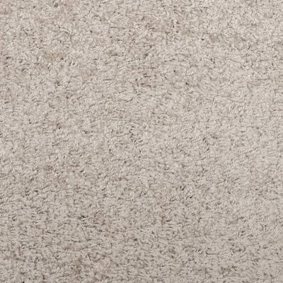 vidaXL Tappeto Shaggy PAMPLONA a Pelo Lungo Moderno Beige Ø 240 cm