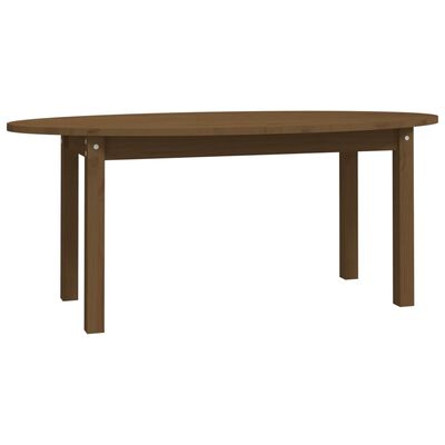 vidaXL Tavolino da Salotto Ambra 110x55x45 cm Legno Massello di Pino