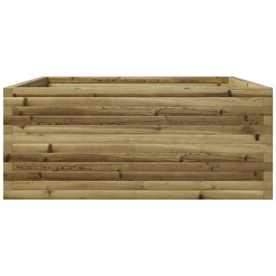 vidaXL Fioriera da Giardino 110x110x49,5 cm Legno di Pino Impregnato