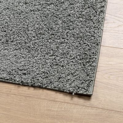 vidaXL Tappeto Shaggy PAMPLONA a Pelo Lungo Moderno Verde 200x200 cm