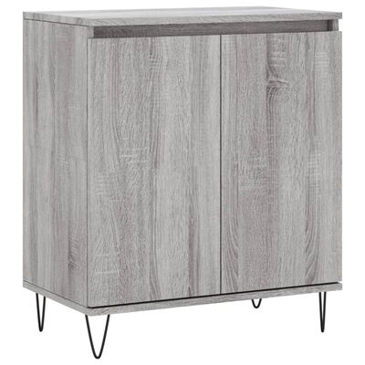 vidaXL Credenza Grigio Sonoma 60x35x70 cm in Legno Multistrato