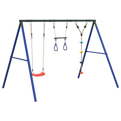 vidaXL Set Gioco da Esterno con Altalena Trapezio e Altalena a Disco