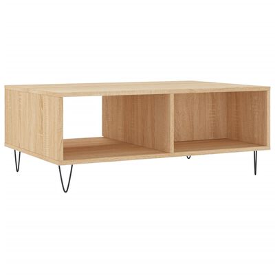 vidaXL Tavolino da Salotto Rovere Sonoma 90x60x35 cm Legno Multistrato