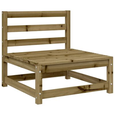 vidaXL Set Divani da Giardino 8 pz in Legno Impregnato di Pino