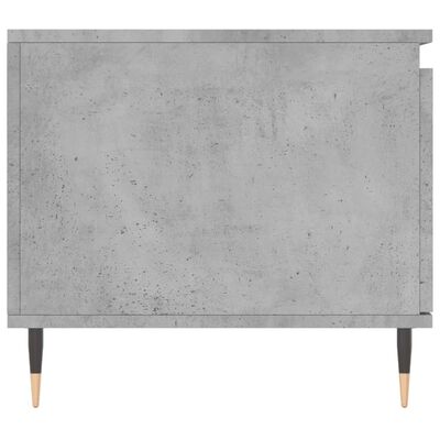 vidaXL Tavolino Salotto Grigio Cemento 100x50x45 cm Legno Multistrato